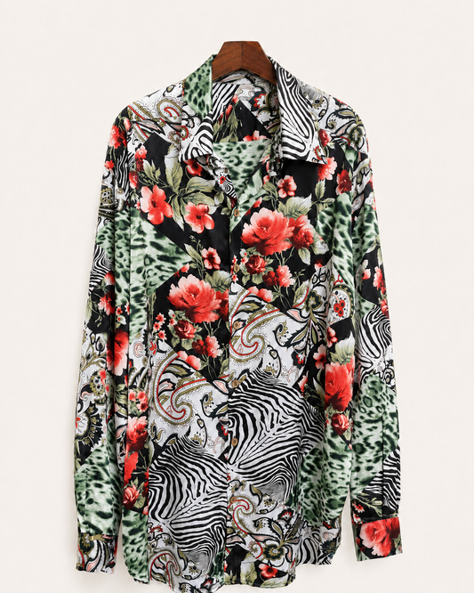 FAUNA & FLORA GREEN BLOUSE