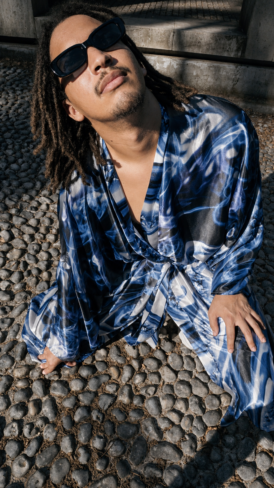 Smoke Blue Kimono