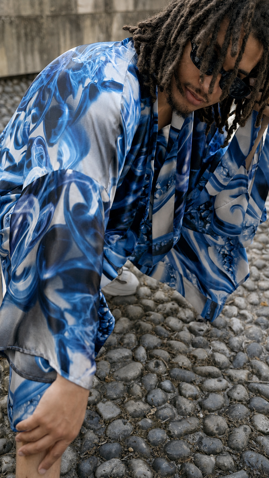 Smoke Blue Kimono