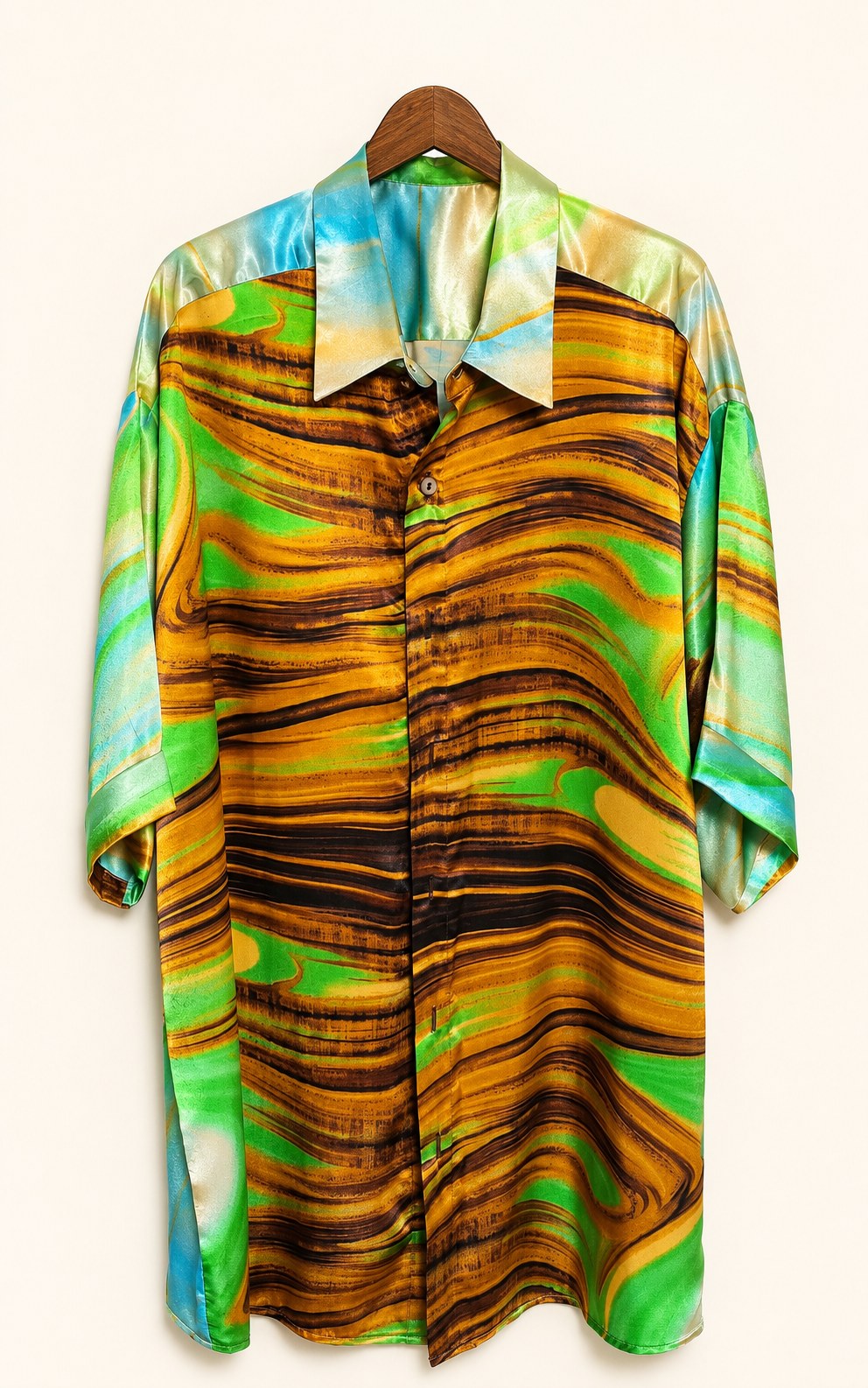 SILKY EARTH SUMMER BLOUSE