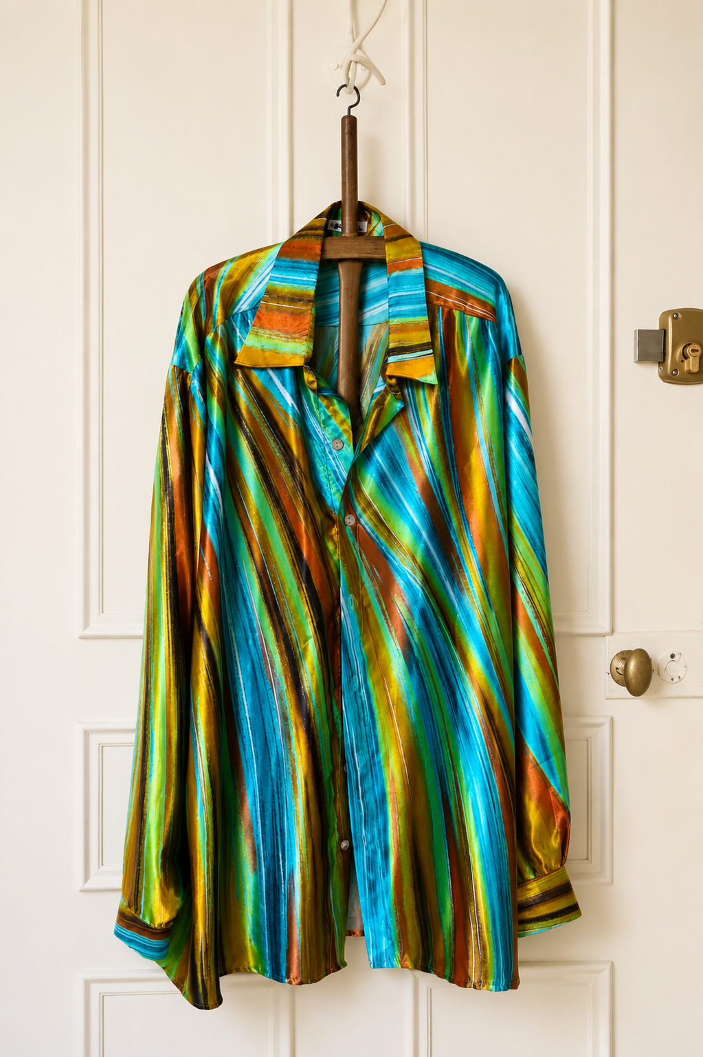 BLUE SUN MARBLE BLOUSE