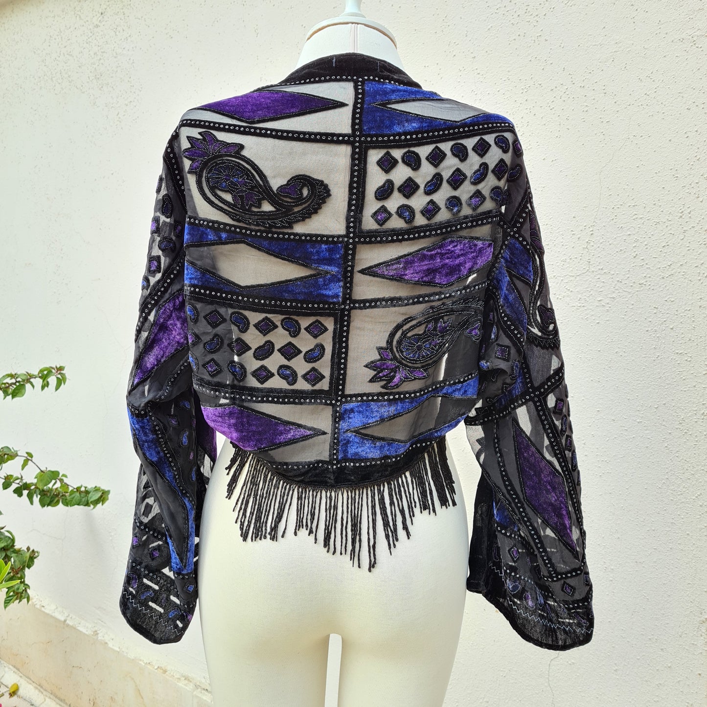 Cape bleu violet